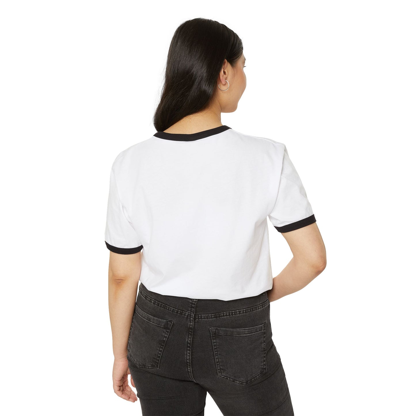 allegedly ringer tee | graphic text shirt, minimalist typography