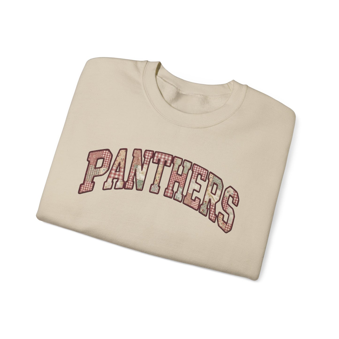 Panthers Vintage Varsity Lettering Sweatshirt | School Team Crewneck