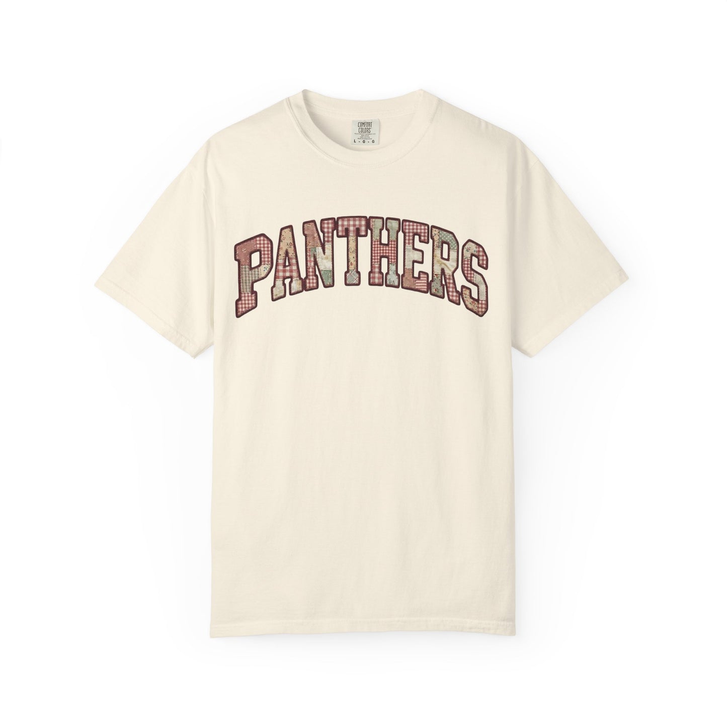 Panthers Patchwork Inspired T-Shirt