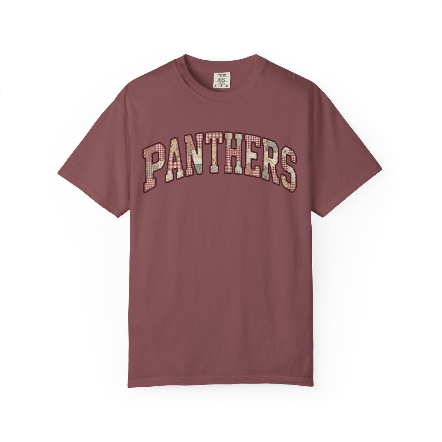 Panthers Patchwork Inspired T-Shirt