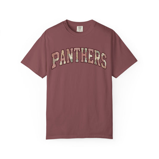 Panthers Patchwork Inspired T-Shirt