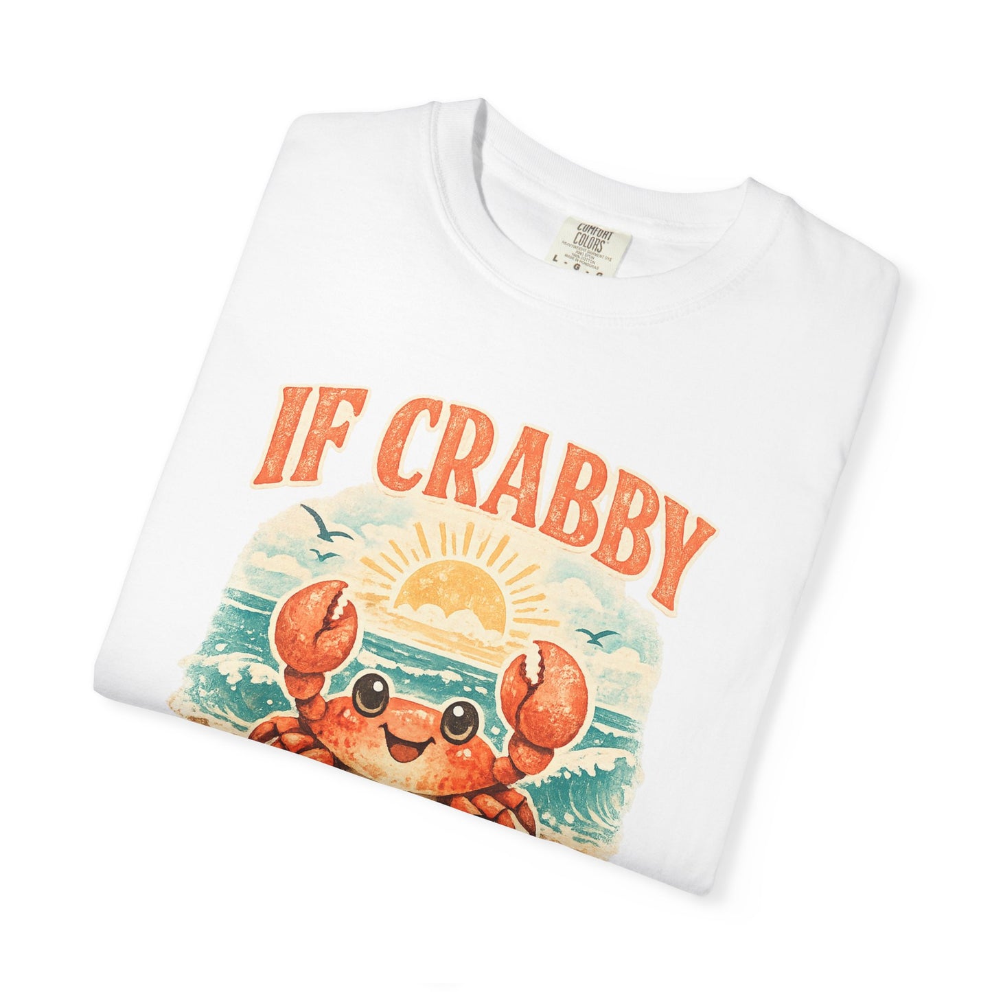If Crabby Take Me Back to the Beach T-shirt | Cute Crab Beach Sunset Tee