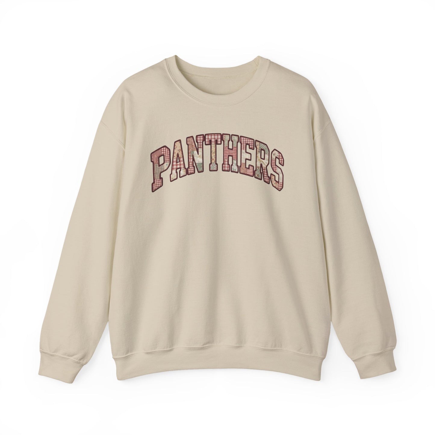 Panthers Vintage Varsity Lettering Sweatshirt | School Team Crewneck