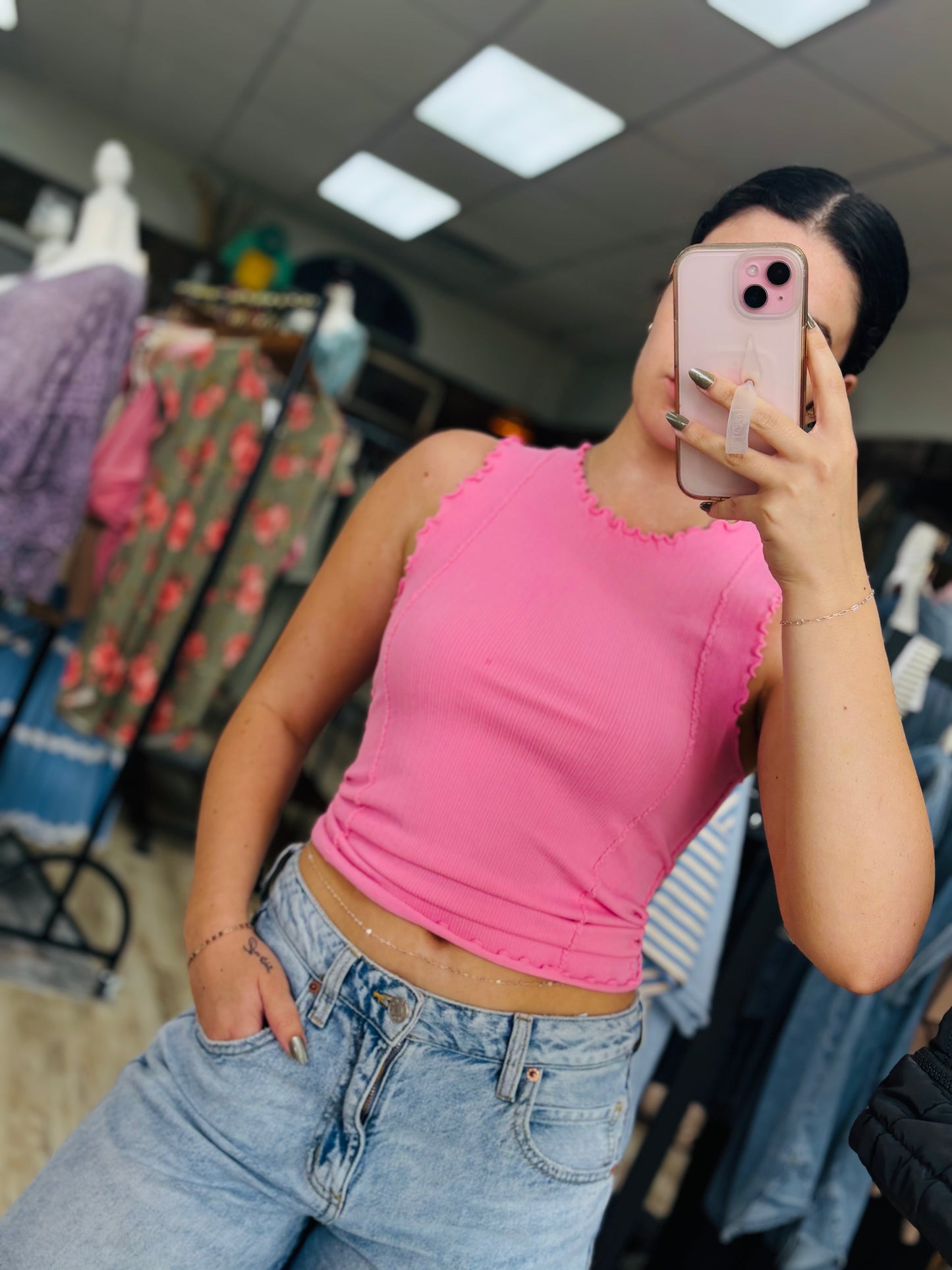 Miss Mindy Casual Fitted Knit Top