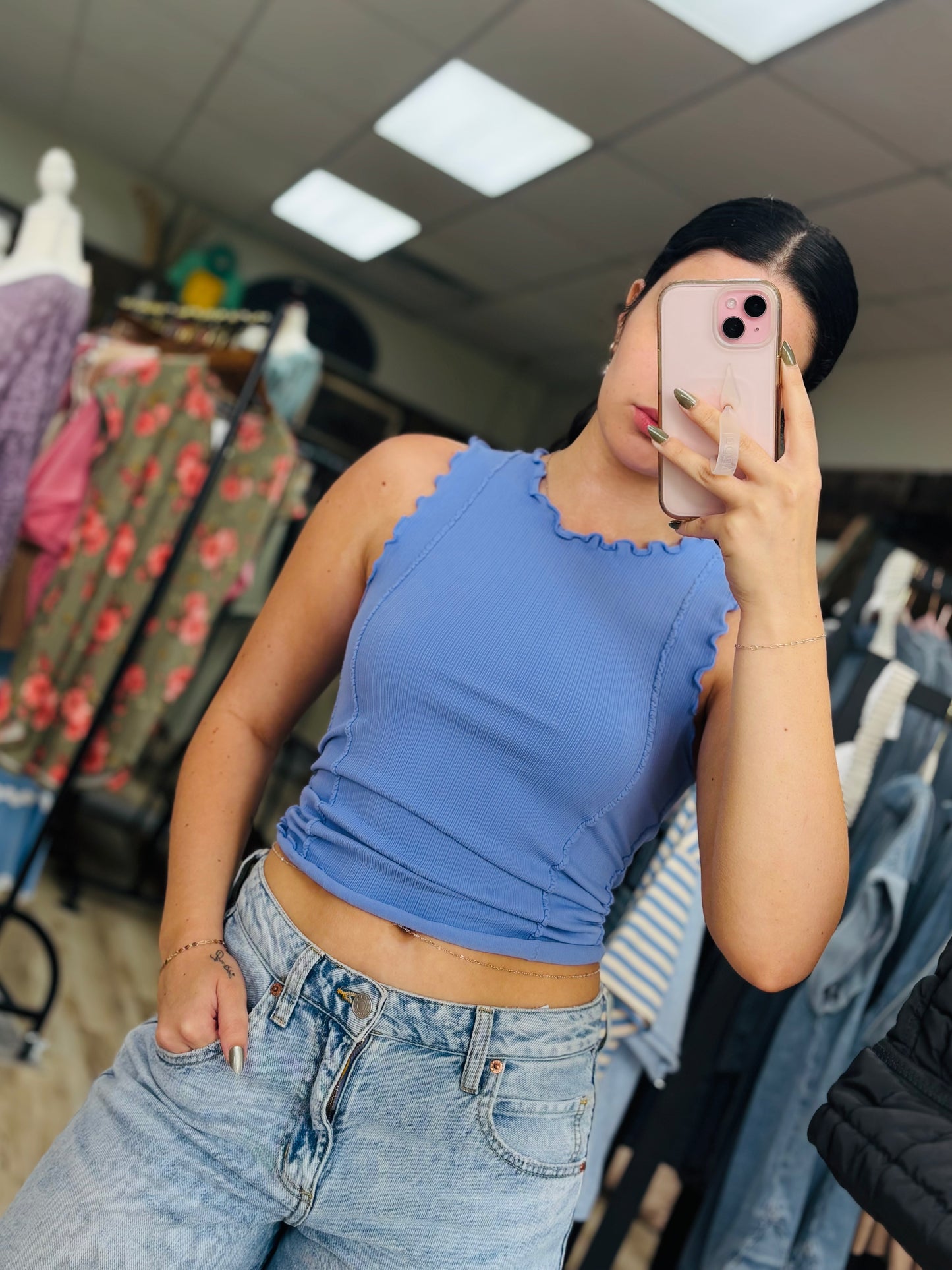 Miss Mindy Casual Fitted Knit Top
